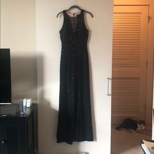 Floor length sequin gown